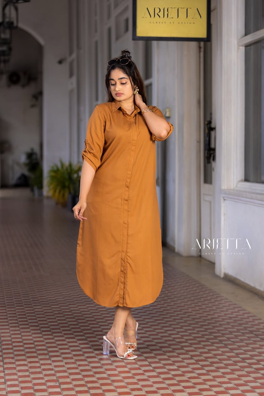 Shirt Midi Dress