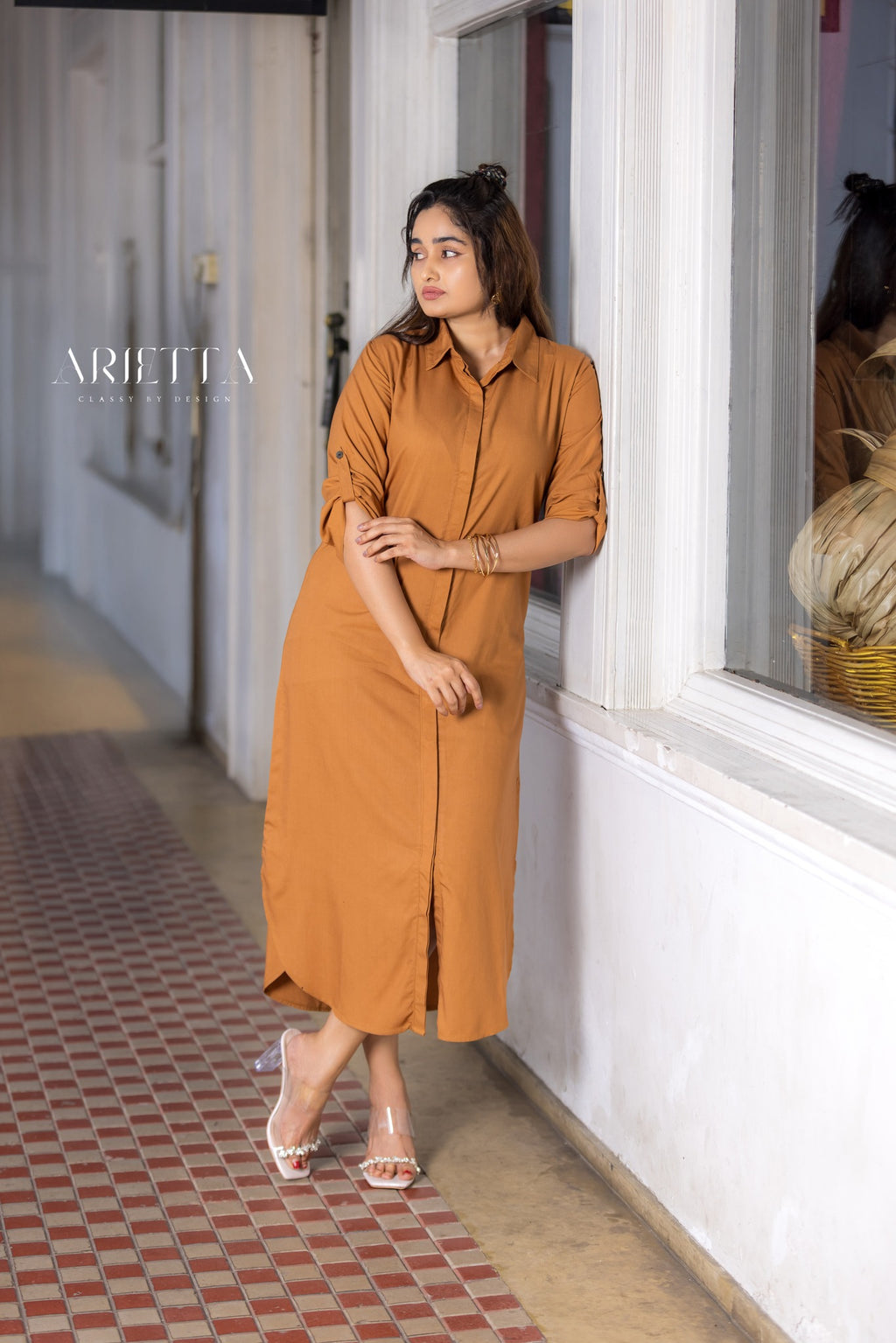 Shirt Midi Dress