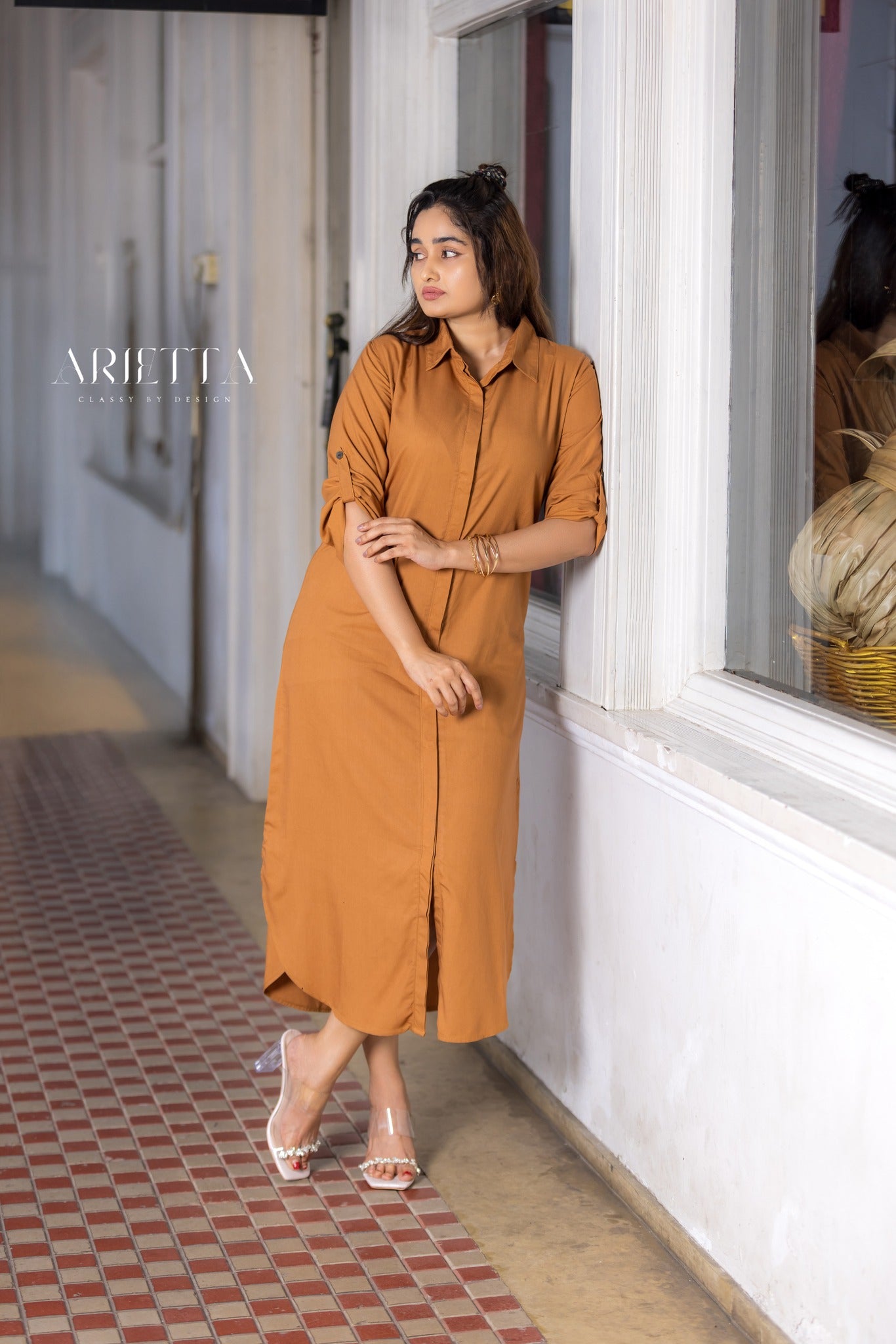 Shirt Midi Dress