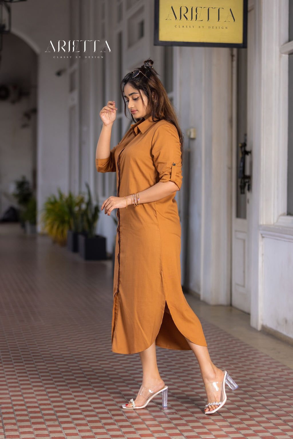 Shirt Midi Dress