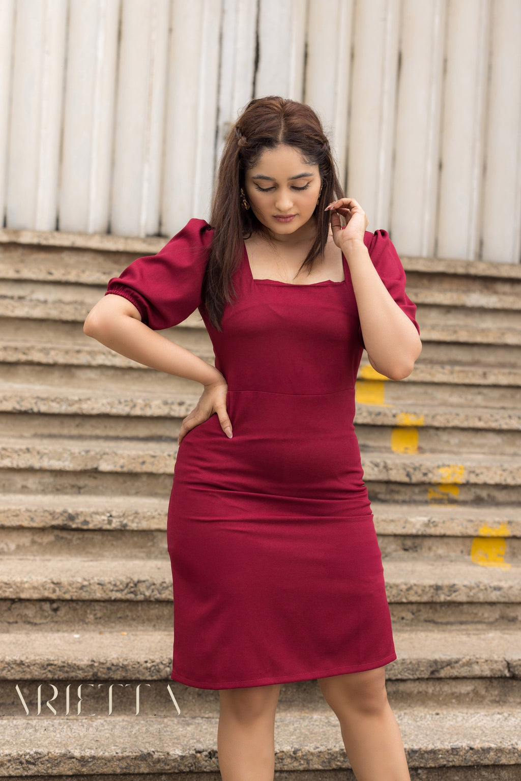 Solid Bodycon Dress