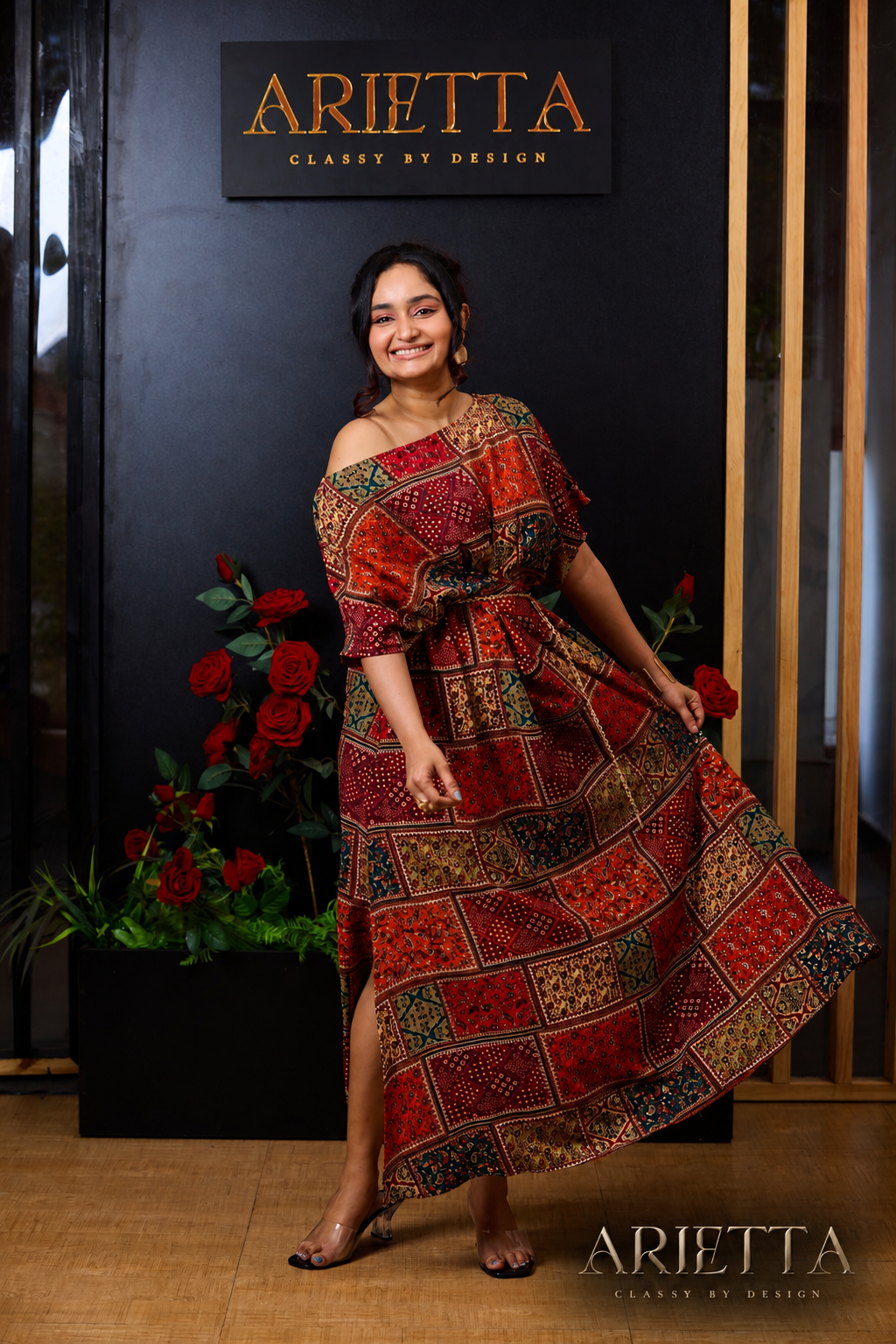Arietta Signature Kalamkari Dress