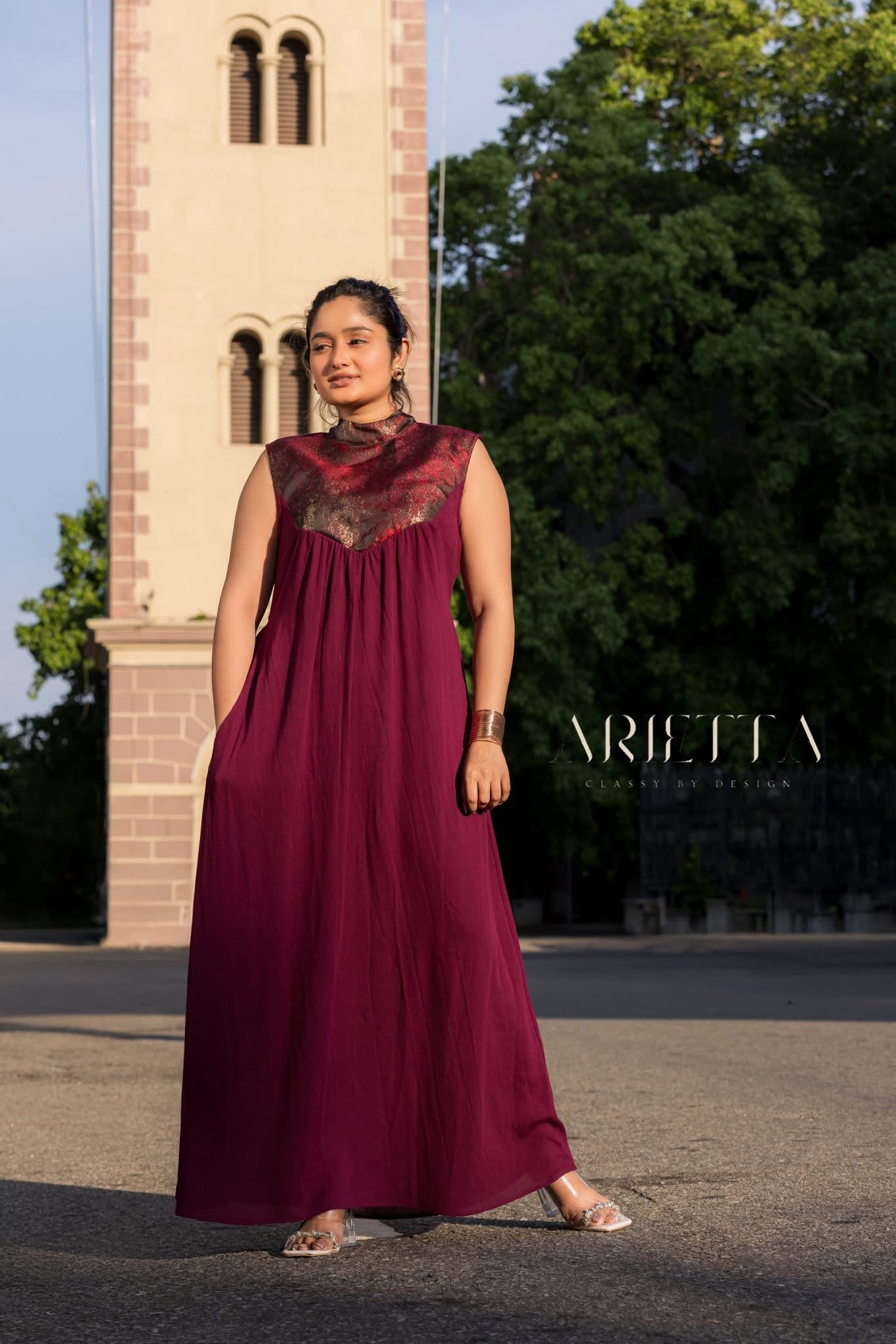 Reve sleeveless Maxi Dress