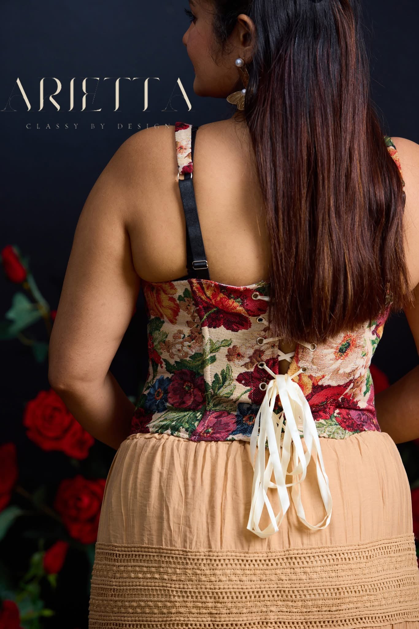 Arietta Floral Corset – Where Romance Meets Confidence