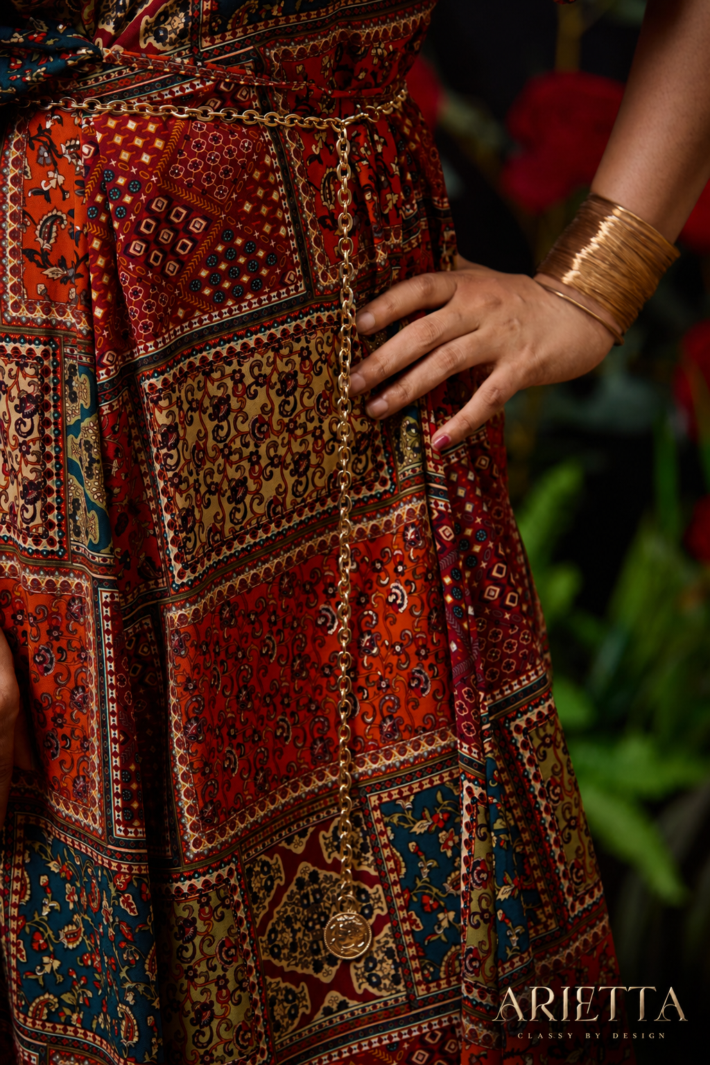 Arietta Signature Kalamkari Dress