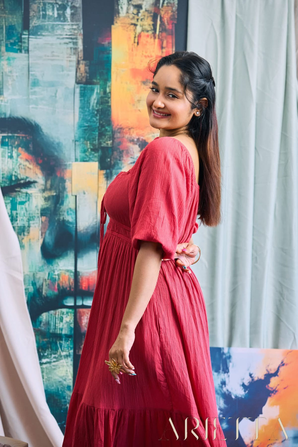 Arietta Rosalie Maxi Dress