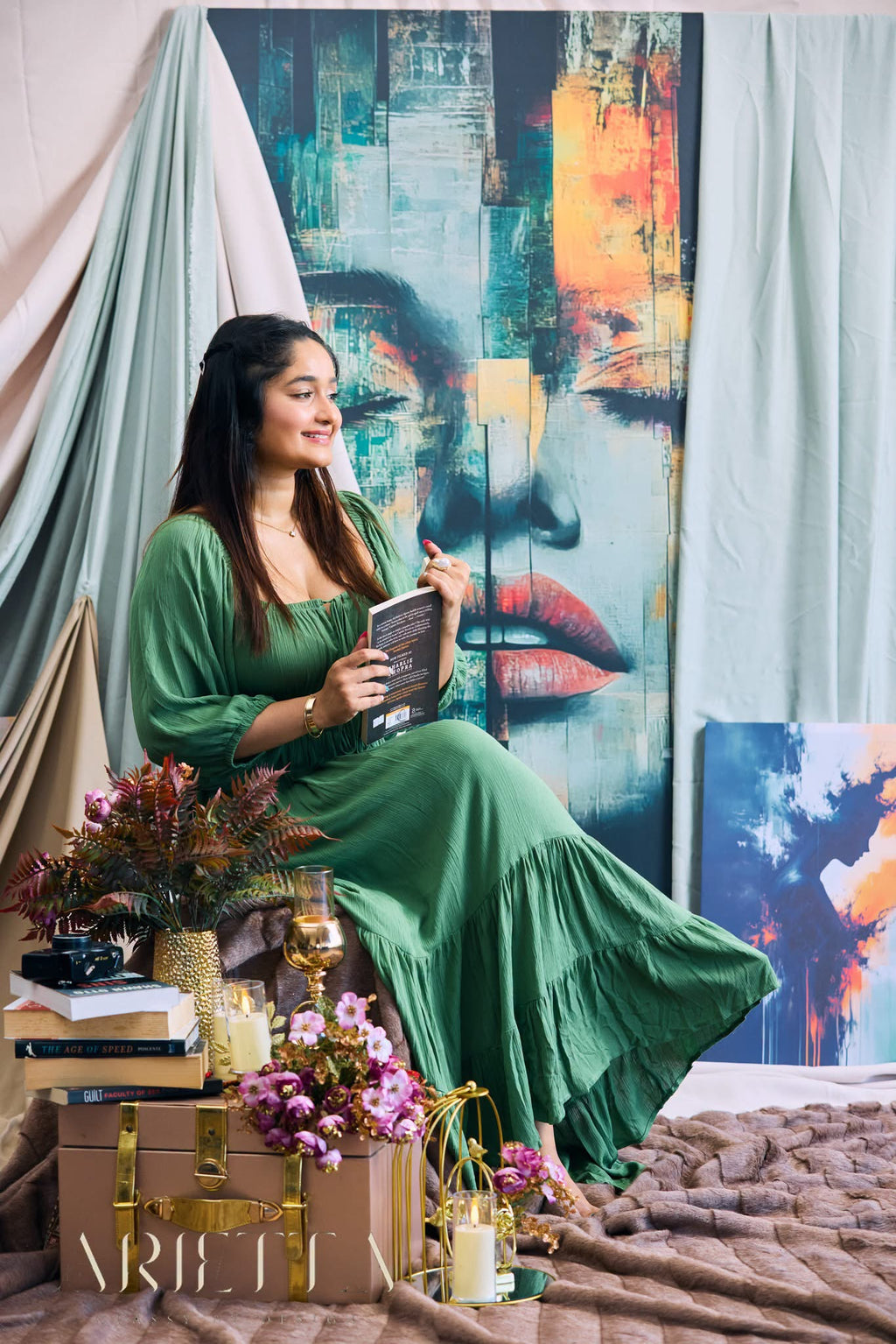 Arietta Rosalie Maxi Dress - Green