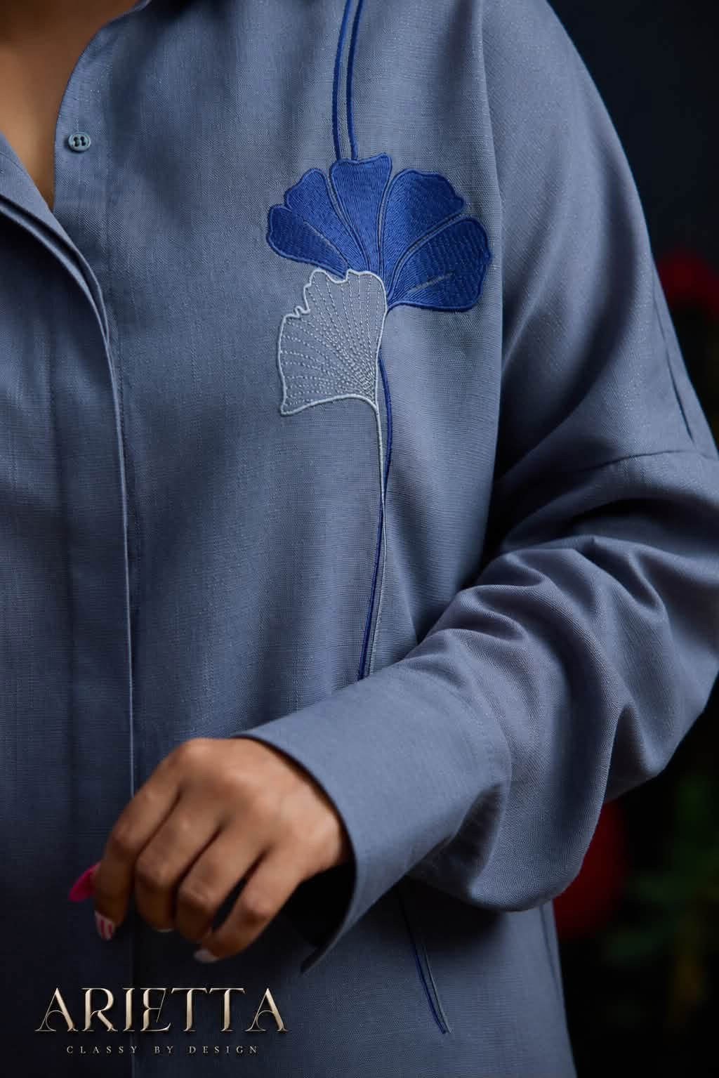 Arietta Azure Heritage Shirt