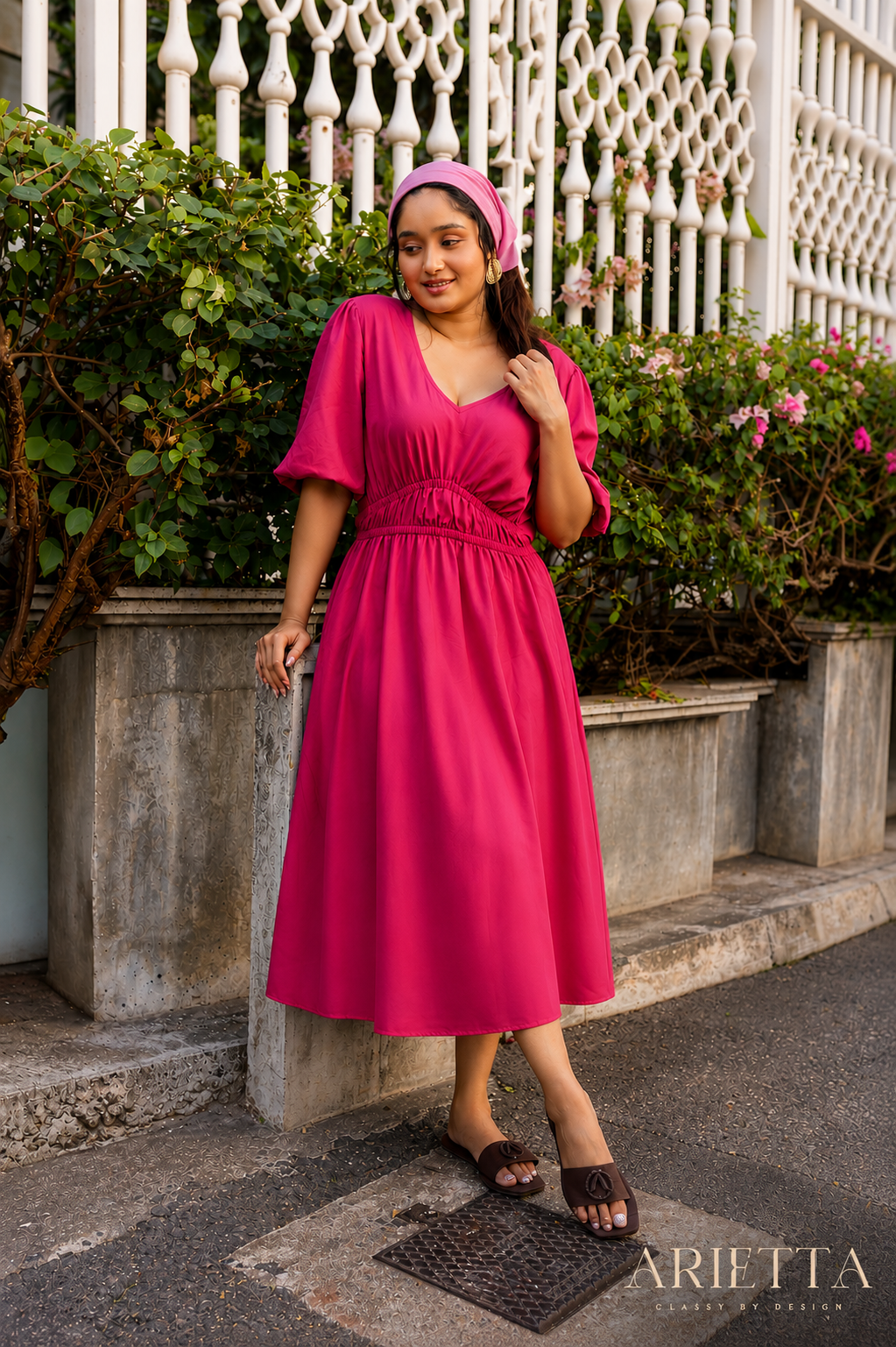 Fuchsia Grace Dress