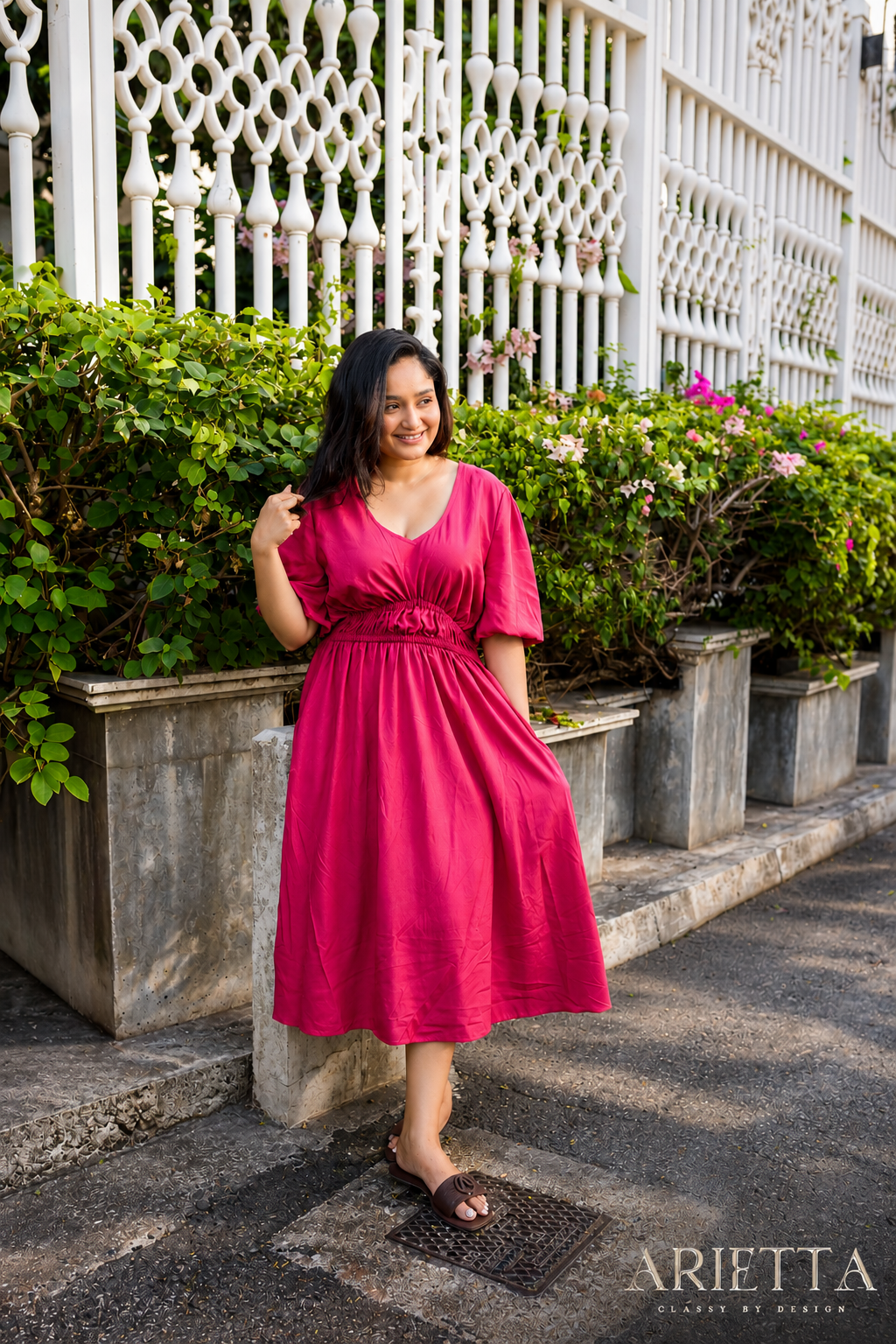 Fuchsia Grace Dress