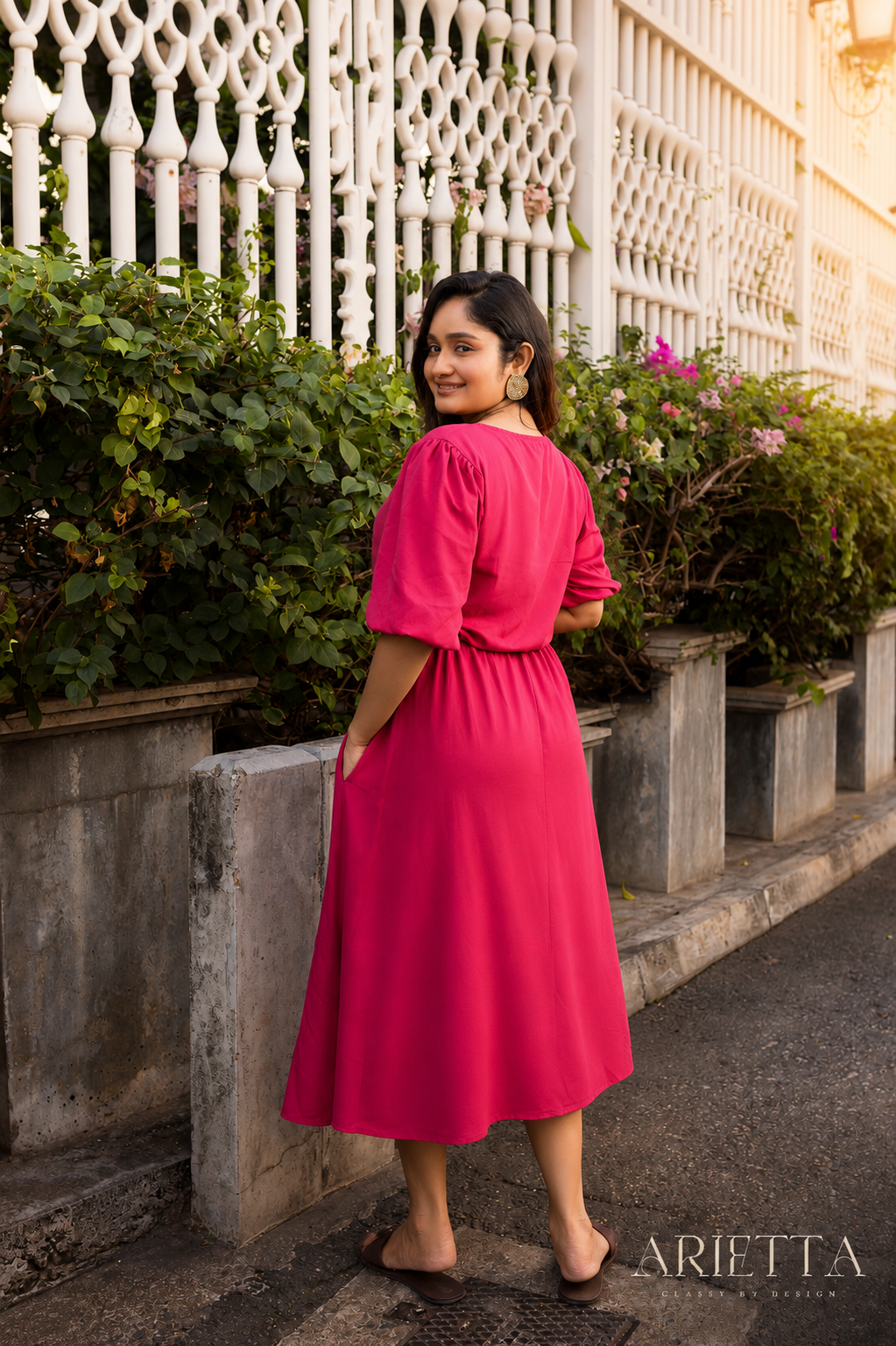 Fuchsia Grace Dress