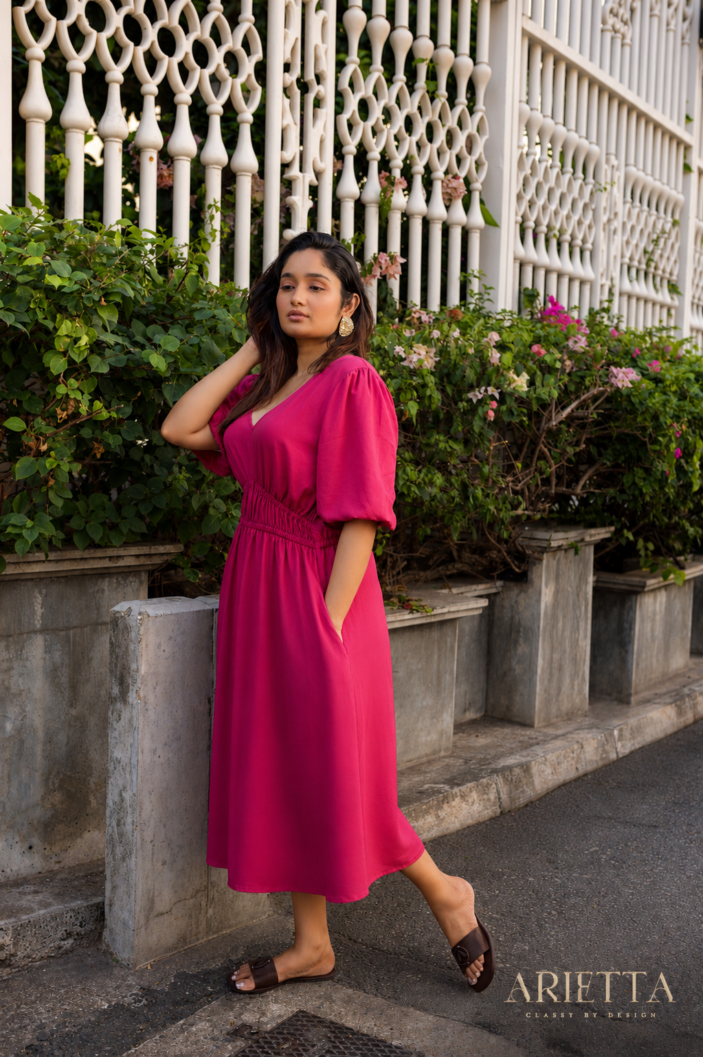 Fuchsia Grace Dress