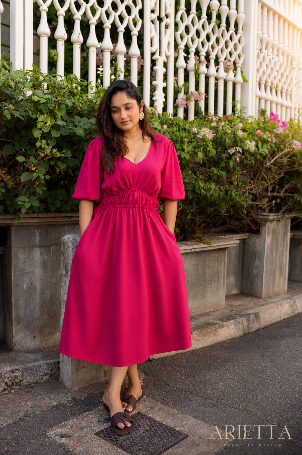 Fuchsia Grace Dress